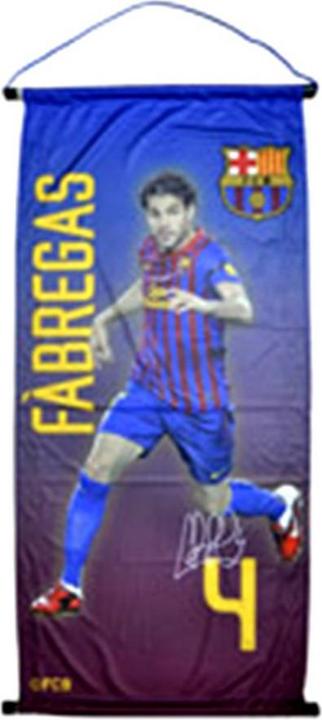 Immagine prodotto FC Barcelona Bandiera con disegno di Cesc Fabregas (100% poliestere)