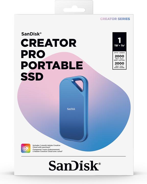 Actual product image SanDisk Creator Extreme PRO Portable (1000 GB)