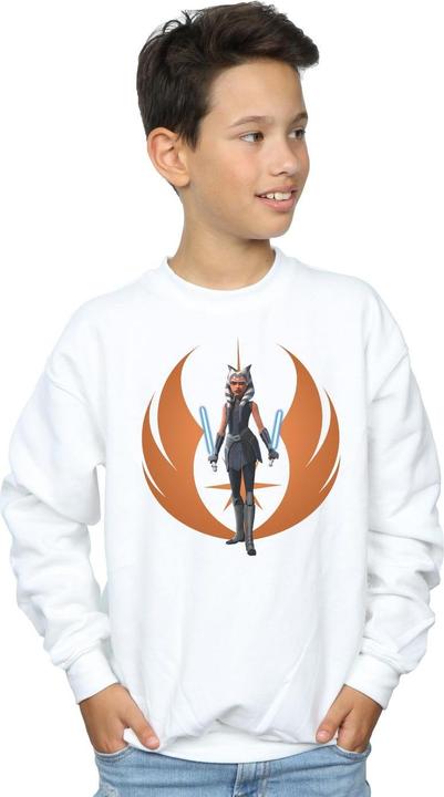 Produktbild Star Wars Clone Wars Ahsoka Rebel Pose Sweatshirt Jungen (152, 158)