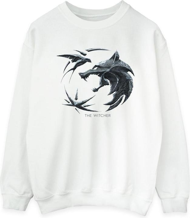 Produktbild Netflix The Witcher Wolf Logo Sweatshirt (S)