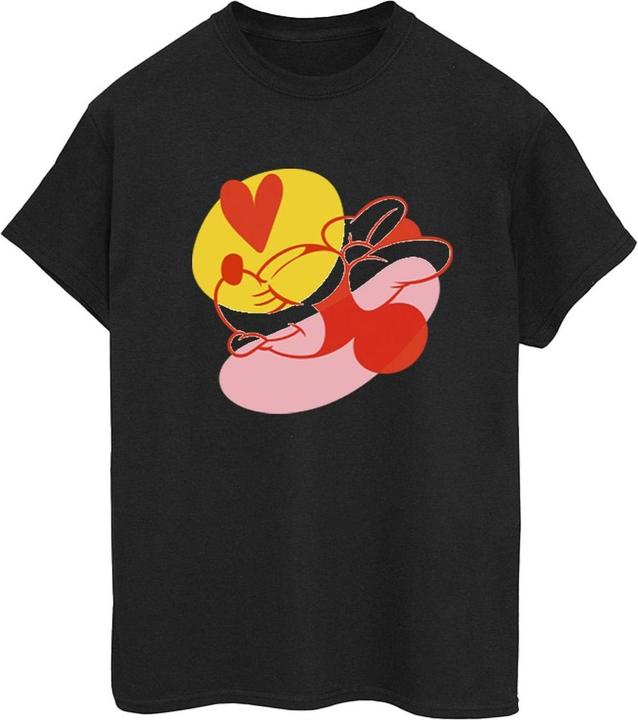 Immagine prodotto Disney Minnie Mouse Tongue Heart Maglietta Ampia Donna (M)