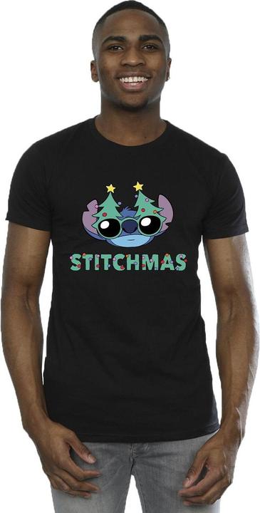 Produktbild Disney Lilo & Stitch Stitchmas Glasses TShirt (L)