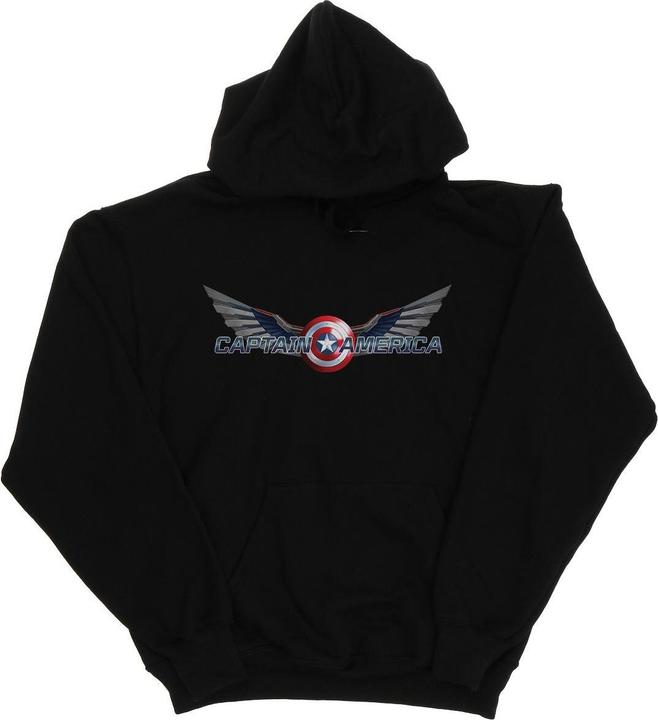 Image du produit - Sweat à capuche FALCON AND THE WINTER SOLDIER CAPTAIN AMERICA LOGO - Femme (S)