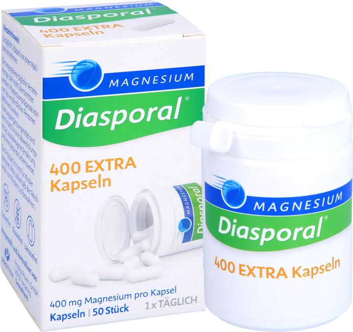 Produktbild magnesium diasporal Magnesium-Diasporal 400 extra Kapseln, 50 St. Kapseln (50 Stück, Kapseln, 41 g)