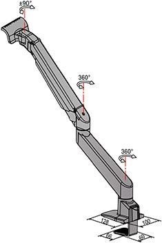 Produktbild Multibrackets Monitorarm für iMac 27"