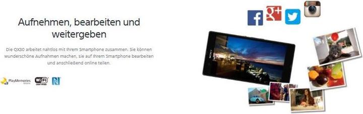 Productafbeelding Sony Dsc-Qx30 (1/2,3'')