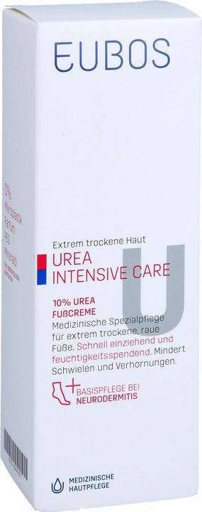 Actual product image Eubos Dry Skin Urea 10% Foot Cream, 100 ml Cream (Foot bath, 100 ml)