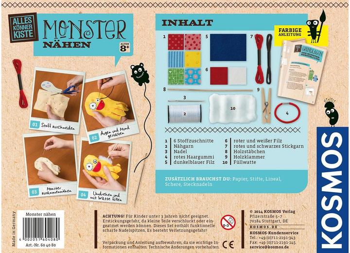 Produktbild Kosmos Monster Nähen