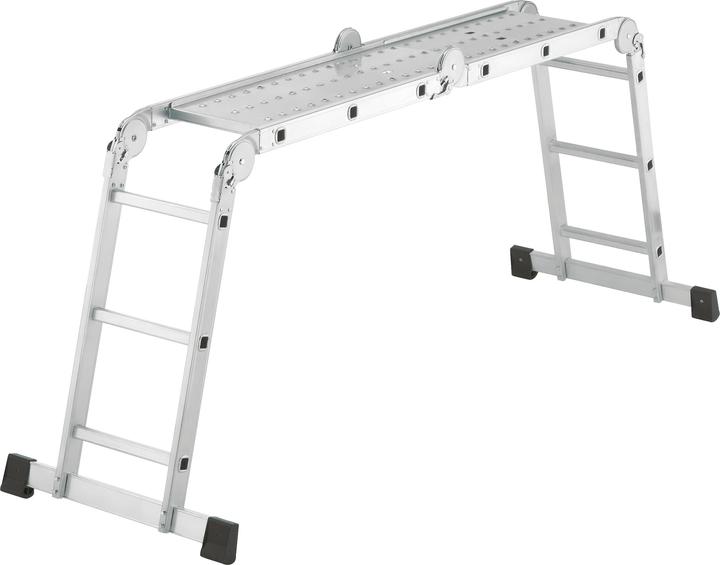 Produktbild Hailo M60, Aluminium-Universalleiter, 4x3 Sprossen (Mehrzweckleiter, 332 cm)