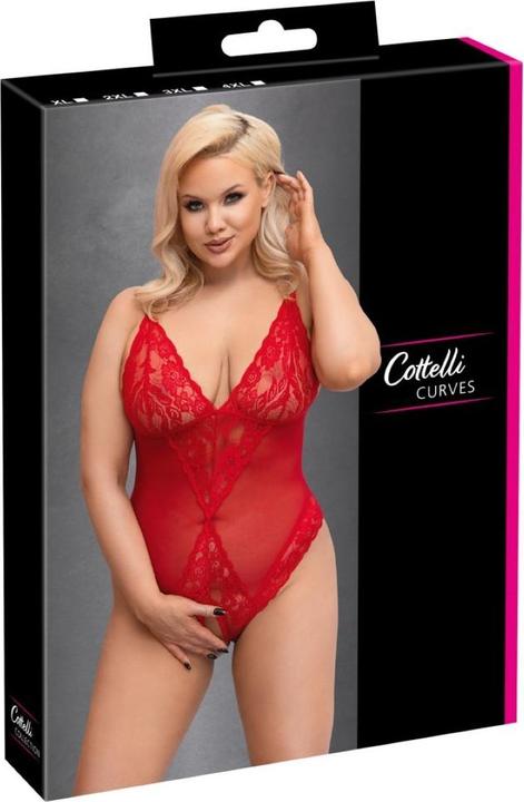 Productafbeelding Cottelli Collection Body kruisloos rood 3XL (3XL)
