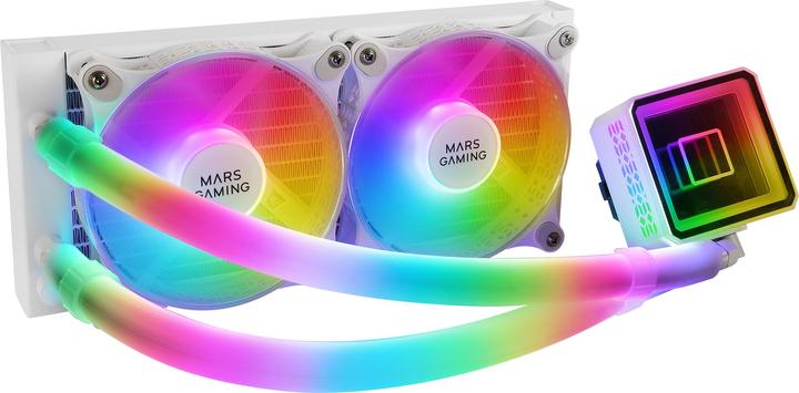 Produktbild Mars Gaming Kit Watercooling Aio Ml-Ultra RGB - 240mm (Blanc)