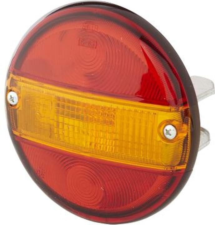 Produktbild Hella 2 Lichtscheiben Rücklicht Halogen für FENDT VARIO MERCEDES LP (P21W, R5W)