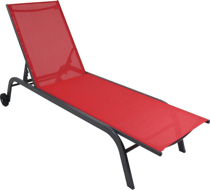Immagine prodotto VCM Sonnenliege Liegestuhl Rollen Sonlas (190 cm)