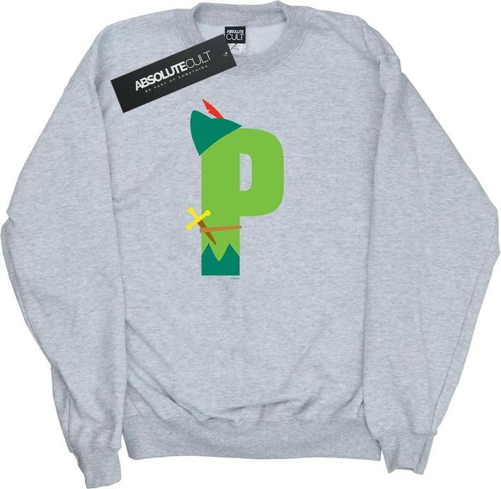Disney Alphabet P Is For Peter Pan Sweatshirt Jungen
