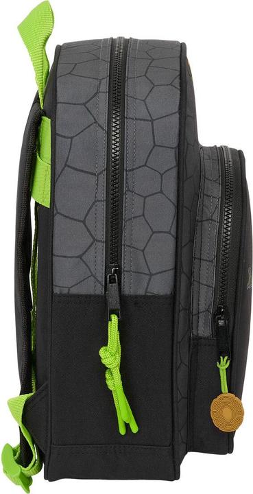 Actual product image Teenage Mutant NT School Backpack Black Grey 27 x 33 x 10 cm