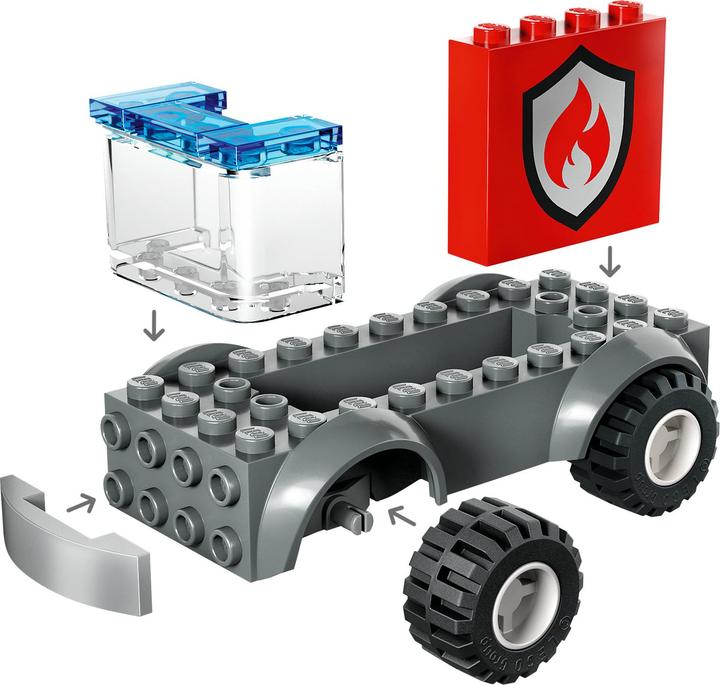 Actual product image LEGO Fire station and fire truck (60375, LEGO City)