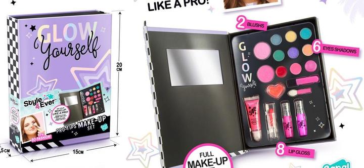 Immagine prodotto Canal Toys Style 4 Ever OFG 311- Set trucco professionale per bambini, palette trucco, trucco lavabile