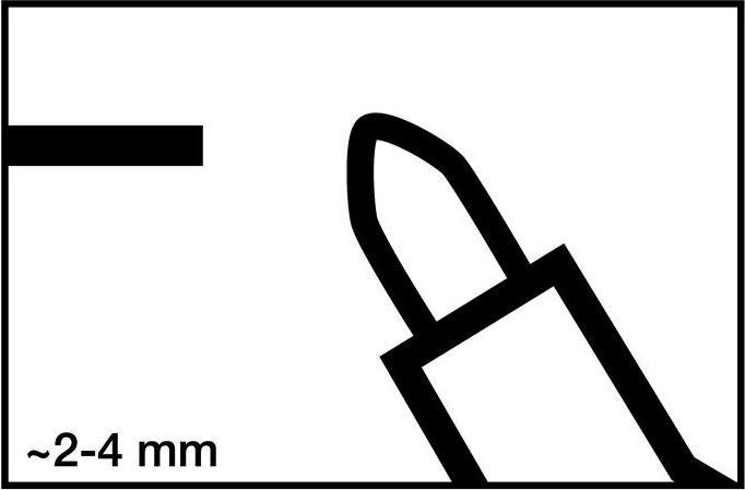 Produktbild Edding Paintmarker 750 (Multi, Weiss, 2 mm, 1 x)
