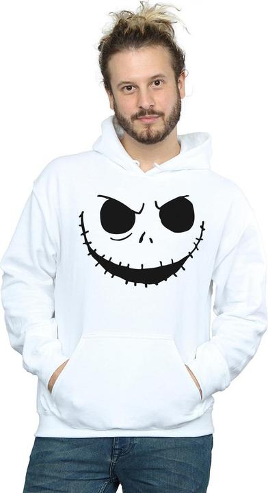 Immagine prodotto Disney Nightmare Before Christmas Jack's Face Bold Felpa con Cappuccio Uomo (XXL)