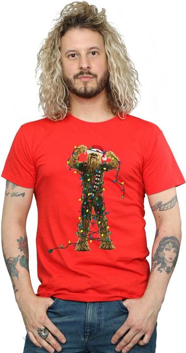 Produktbild Star Wars Chewbacca Christmas Lights TShirt (S)