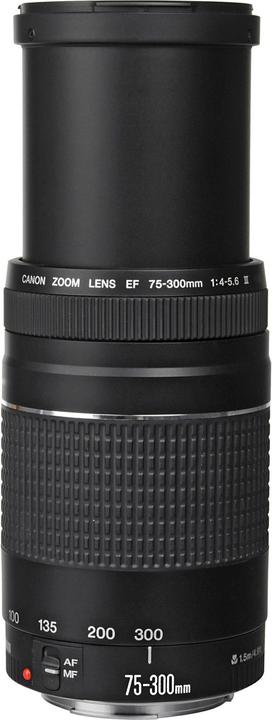Immagine prodotto Canon EF 75-300mm f/4.0-5.6 III - (EU) (Canon EF, Full-frame)