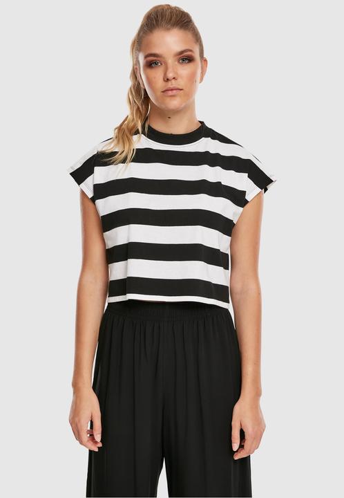 Produktbild Urban Classics Ladies Stripe Short Tee (M)