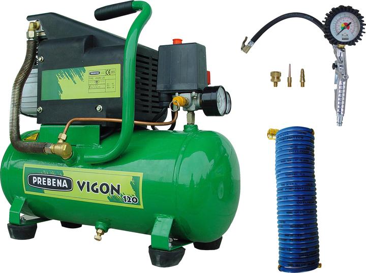 Produktbild Prebena DruckluftKompressor VIGON 120 (8 Bar, 12 l)