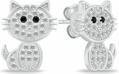 Image du produit Brilio Argent - Boucles d'oreilles ornées de zircons EA1061Y