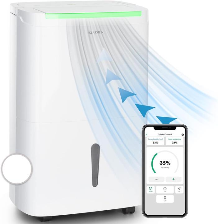 Immagine prodotto Klarstein Deumidificatore DryFy Connect 30 (30 m², 30 l/24h)