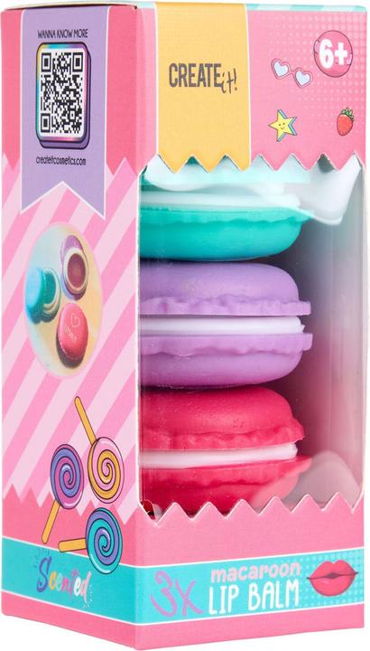Image du produit Canenco Créez le! - Lot de 3 baumes à lèvres - Macaron