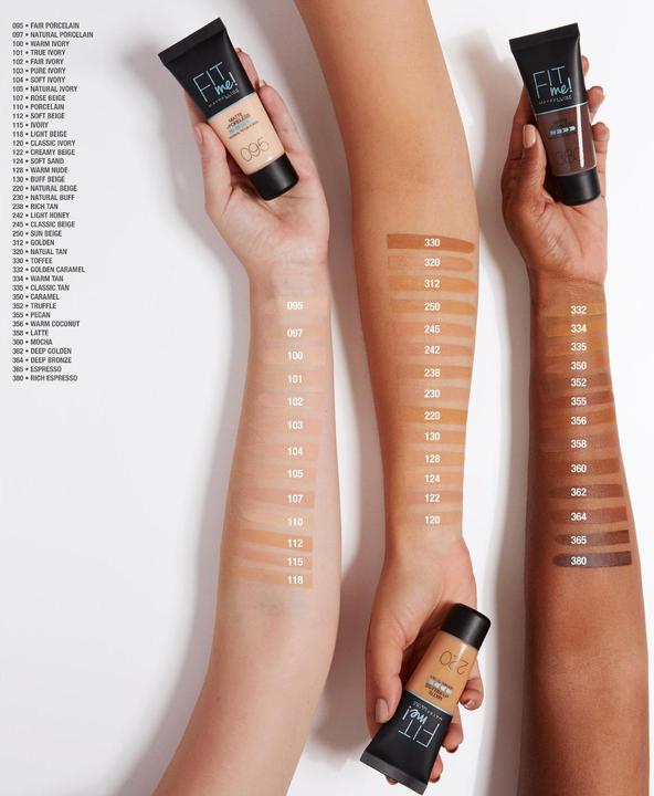 Produktbild Maybelline New York Fit me! Matte&Poreless (122 Creamy Beige)