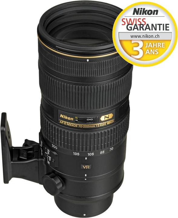 Produktbild Nikon AF-S 70-200mm, f/2.8G ED VR II (Nikon F, Vollformat)