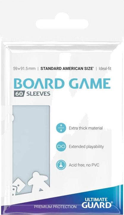 Actual product image Ultimate Guard Card Sleeve Standard American Board Game Sleeves 60