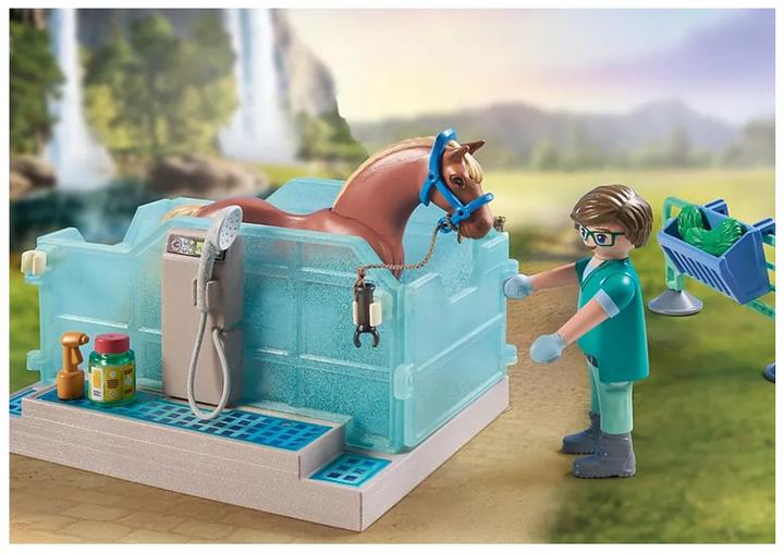 Immagine prodotto Playmobil Terapia equestre e pratica veterinaria (71352, Cavalli Playmobil della cascata)