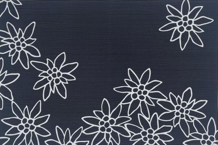 Immagine prodotto Heidi Cheese Line Tovaglietta Stella Alpina 45x30 cm nera con contorno bianco del fiore (45 x 30 cm)