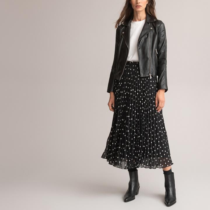 Produktbild La Redoute Collections Lederjacke im Bikerstil (32)