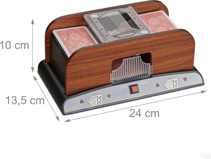 Produktbild Relaxdays Kartenmischer 2 Decks