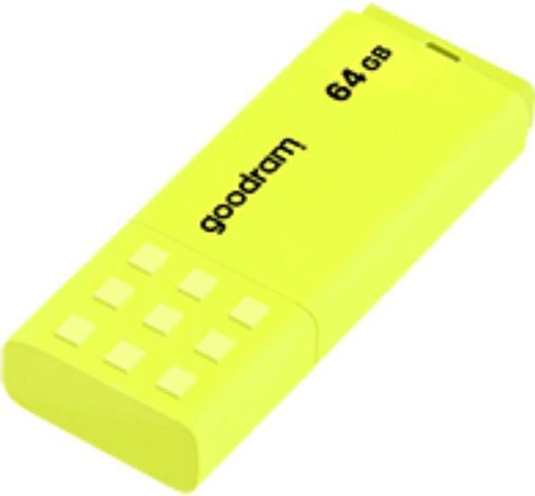 Actual product image Goodram UME2 UME2-0640Y0R11 Pendrive (64 GB, USB 2.0, yellow) (64 GB, USB-A, USB 2.0)