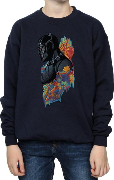 Immagine prodotto Black Panther Profile Felpa Ragazzi (152, 158)