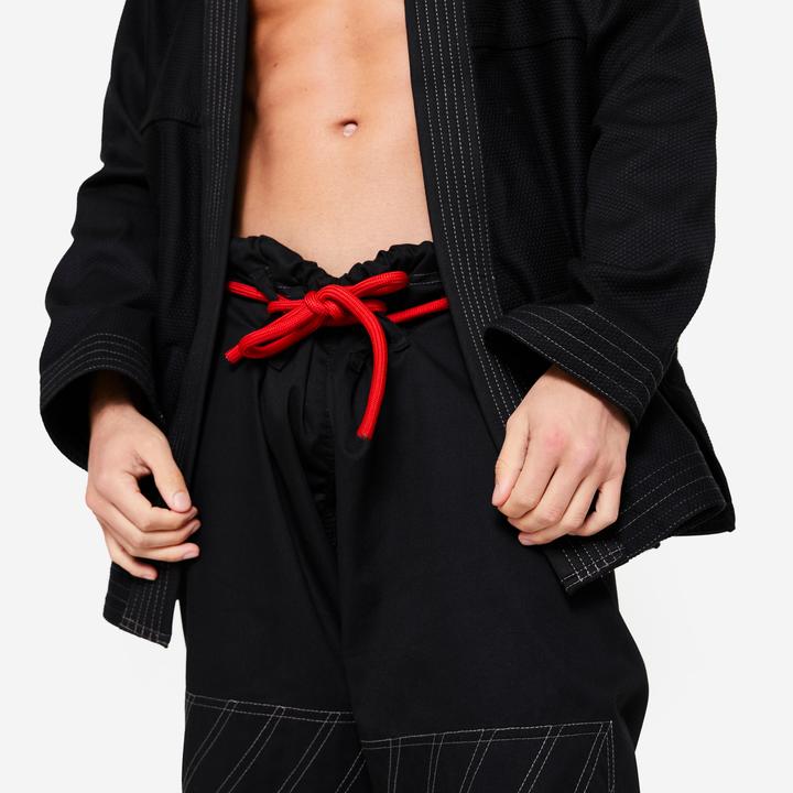 Produktbild Outshock Kimono Brasilianisches Jiu-Jitsu 450 g/m² - schwarz (158, 164)