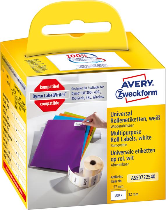 Produktbild Avery Rollenetiketten
