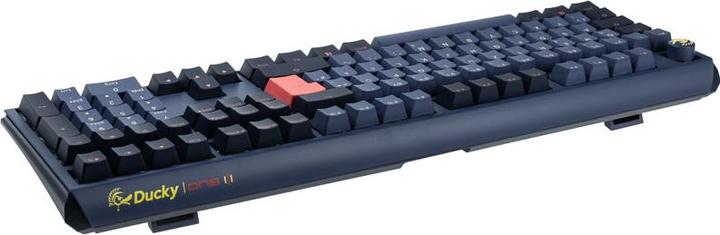 Actual product image Ducky One 3 Cosmic Blue Gaming Keyboard, RGB LED - MX-Blue (DE, Cable)