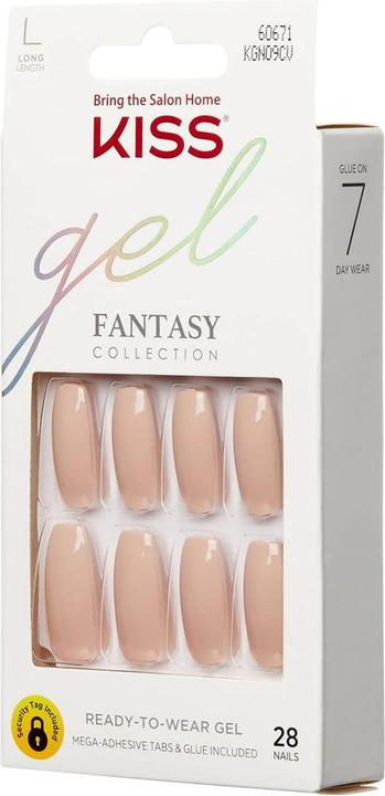 Produktbild KISS Nails - Gel Fantasy Nails Ab Fab (Kunstnägel, Braun)