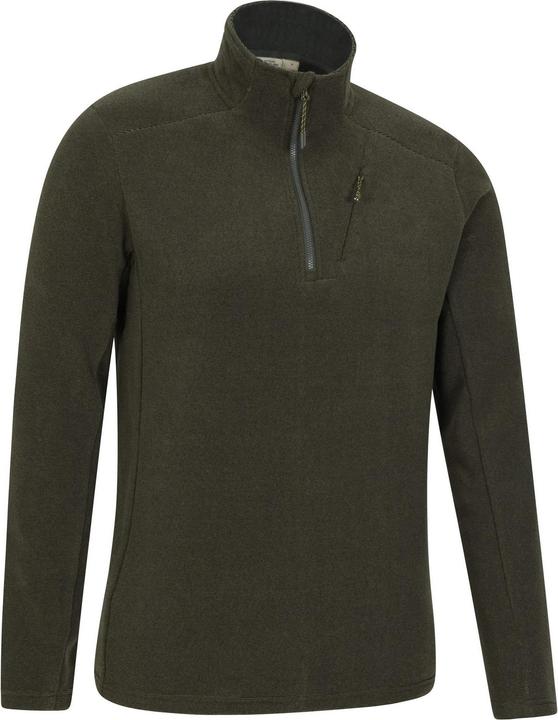 Actual product image Mountain Warehouse Mens Ridge Half Zip Fleece Top (XS)