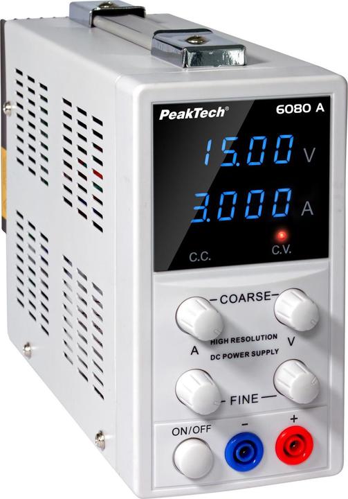 Actual product image Peaktech P 6080 A Linear laboratory power supply unit
