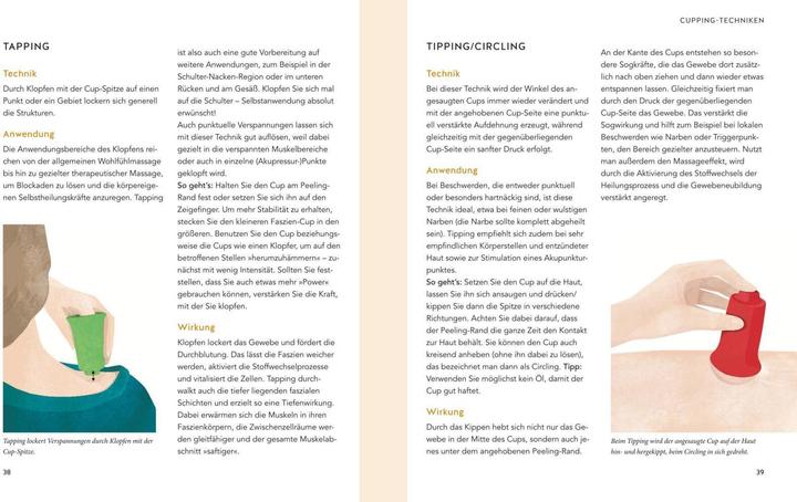 Produktbild Cupping - Die neue Methode zum Lösen der Faszien (Deutsch, Miriam Wessels, Heike Oellerich, 2018)