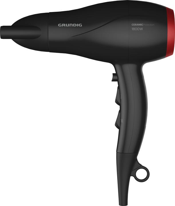 Actual product image Grundig HD 3700 B hairdryer 1800 W, hairdryer, 3 temperature and 2 airflow settings, cold setting, ceramic
