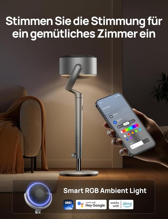 Image du produit Dreo Ventilateur sur pied Smart (20 dB)