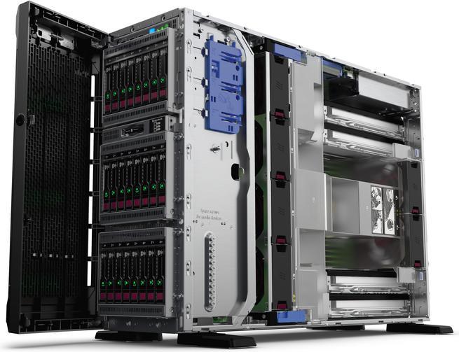 Image du produit HPE ML350 Gen10 Silver 4210, 2.2GHz, 16GB (Intel Xeon Silver 4210, 16 Go, Serveur de la tour)