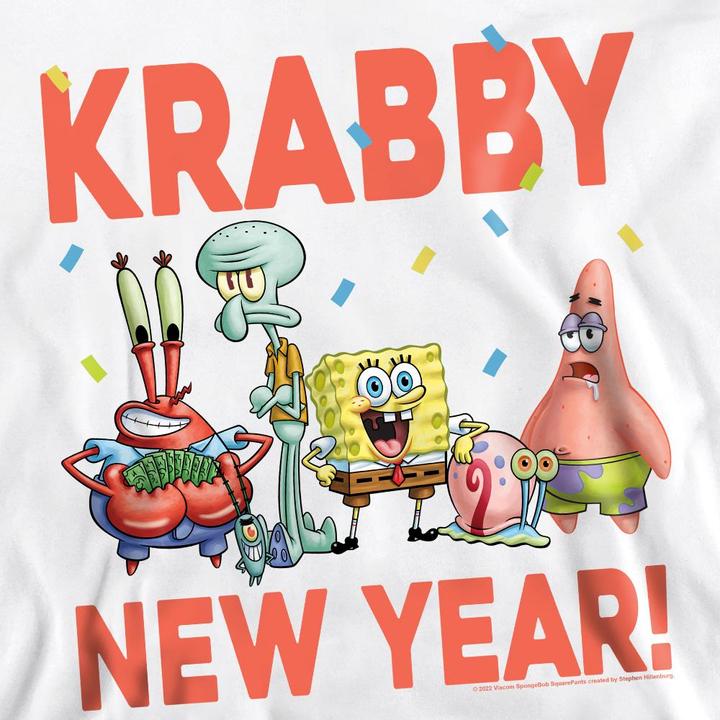 Produktbild Spongebob Squarepants Krabby New Year Sweatshirt (S)